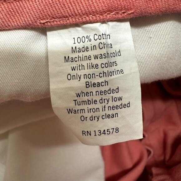 Vineyard Vines Club Pant Men's 30x30 Salmon Pink Chino Twill Flat Front Straight - Picture 9 of 9